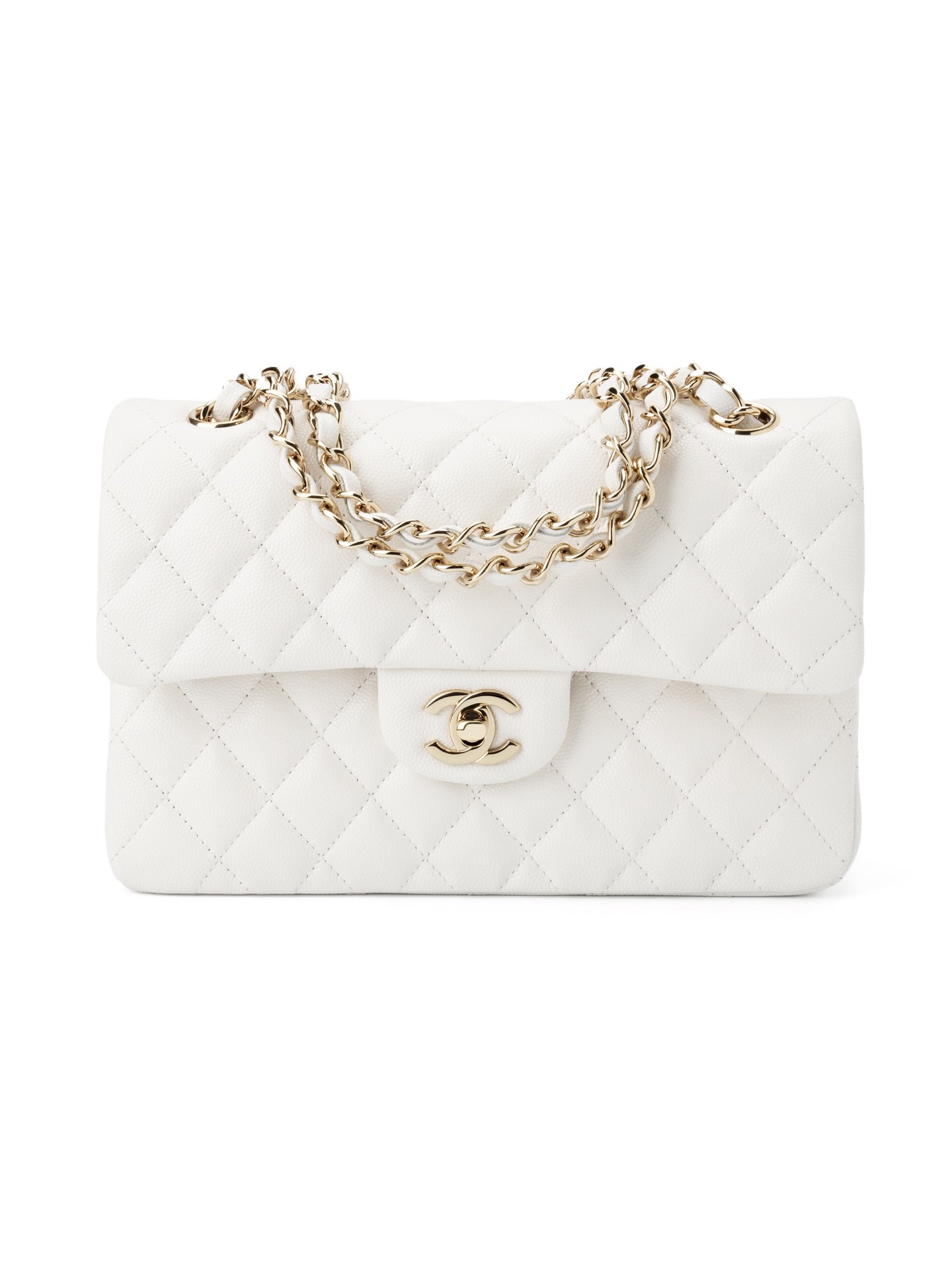 Classic Flare Bag - White Lamb