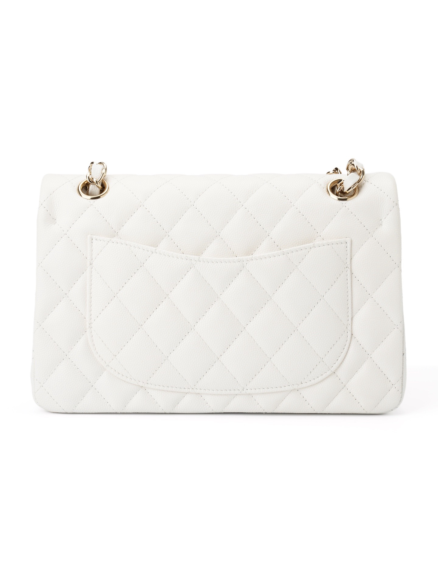 Classic Flare Bag - White Lamb