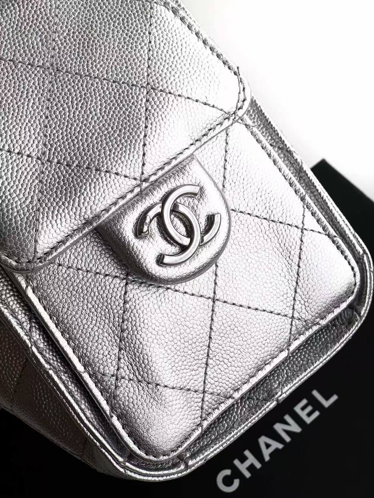 ChanelSmall size silver ball 🚩🚩🚩 《Sterling silver buckle》