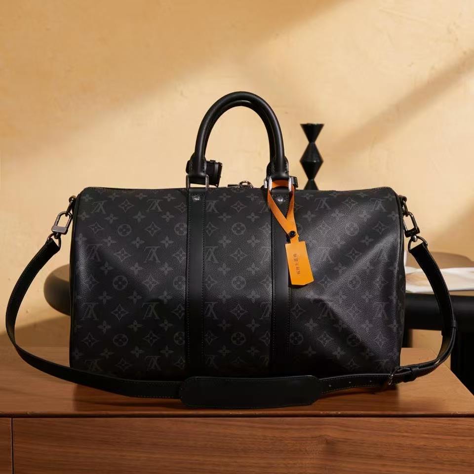 Keepall Bandoulière 45 Monogram Eclipse Duffel Bag