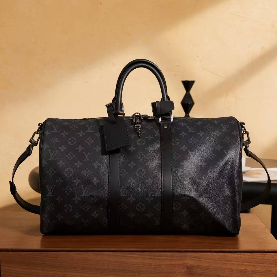 Keepall Bandoulière 45 Monogram Eclipse Duffel Bag