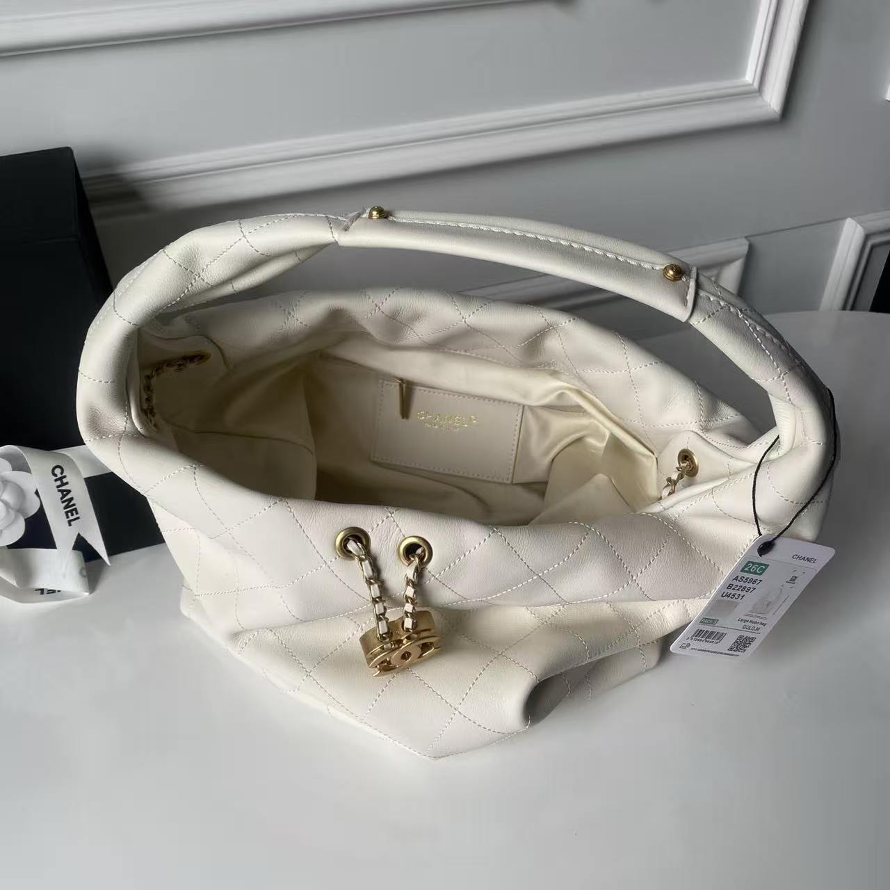 Chanel 26C Hobo Hippie Bag AS5967