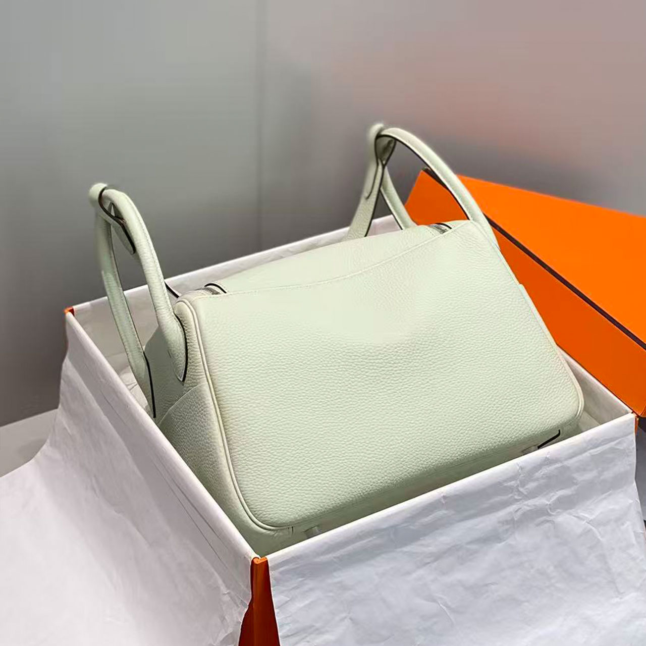 Herm è s Lindy 26 Mint Green Togo Doctor's Pack